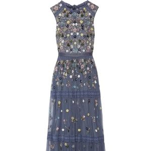 NEEDLE & THREAD  Floweret Embellished Gown *NWOT*